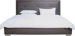 Caroline King Bed Grey