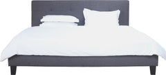 Eliza Queen Bed Dark Grey Fabric