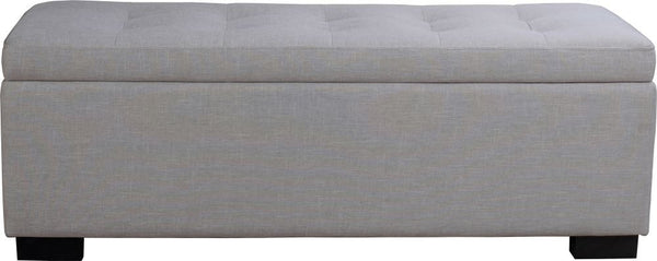 Harper Storage Bench Cappuccino Fabric