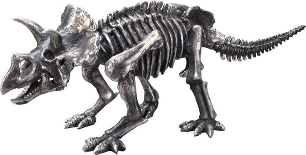 Triceratops Sculpture Silver