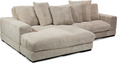 Plunge Sectional - Cappuccino