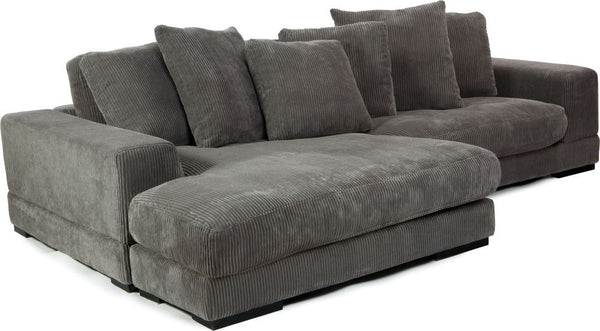 Plunge Sectional - Charcoal