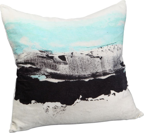 Watercolor Velvet Cushion W/ Feather Insert