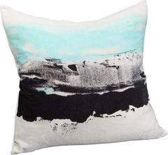 Watercolor Velvet Cushion W/ Feather Insert