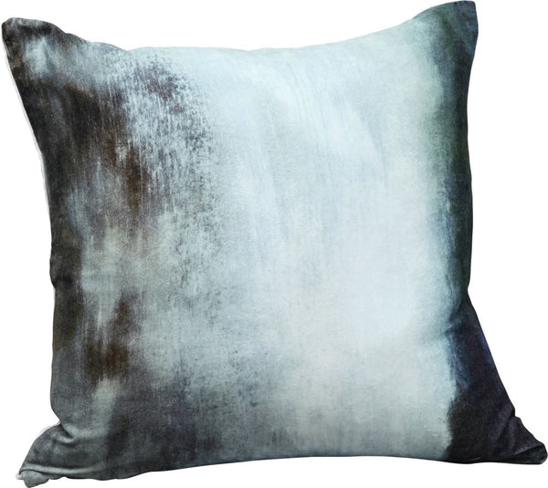 Murky Water Velvet Cushion W/ Feather Insert