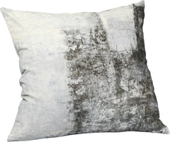 Abstract Velvet Cushion W/ Feather Insert