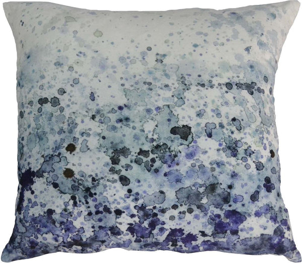 Sea Spray Velvet Cushion W/Feather Insert