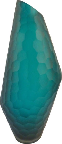 Sky Vase Tall Blue