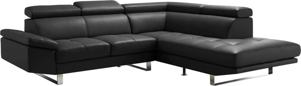 Andreas Sectional Right Black