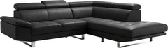Andreas Sectional Right Black