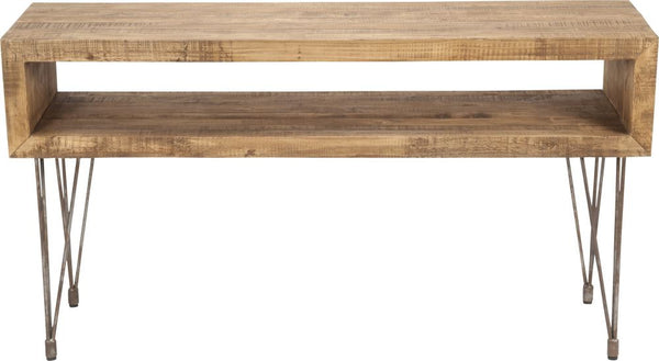 Boneta 2 Level Console Table Natural