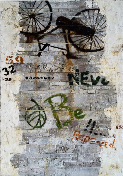 Bike Graffiti Wall Décor