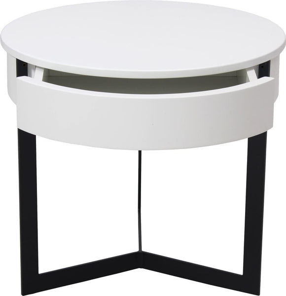 Croy End Table White