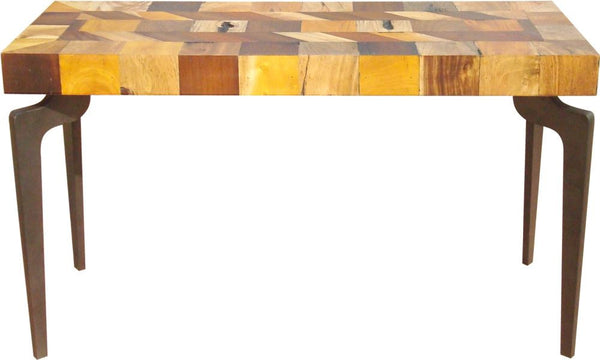 Gajel Console Table With Metal Legs