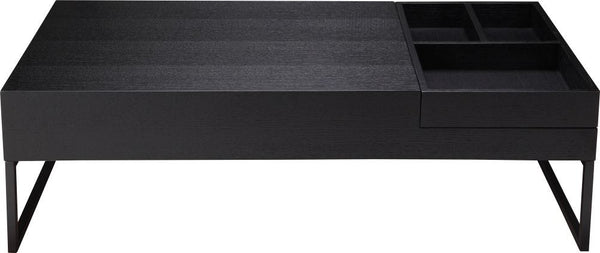 Ainsley Coffee Table W/Flip Tray Black