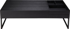 Ainsley Coffee Table W/Flip Tray Black