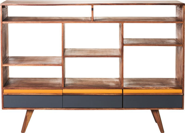Bliss Open Bookshelf With Drawers