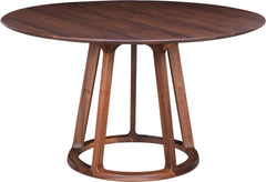 Aldo Round Dining Table Walnut