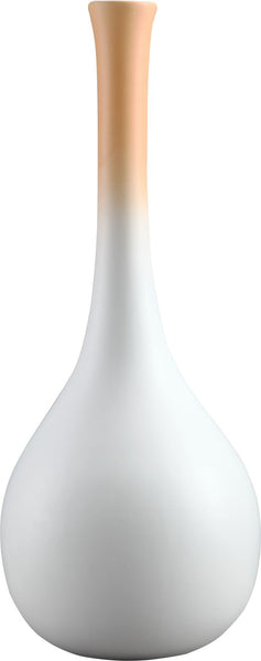 Tappo Vase Large White W/Orange