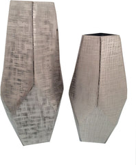 Phase Vase Large Silver