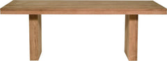 Double Teak Dining Table Small