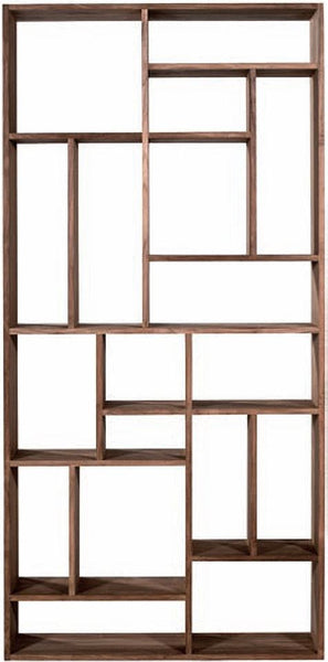Compartmental Shelf Natural Teak