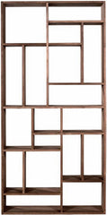 Compartmental Shelf Natural Teak