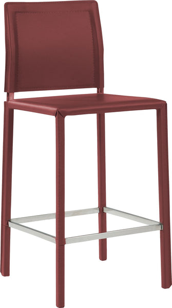 Stallo Counter Stool Dark Red