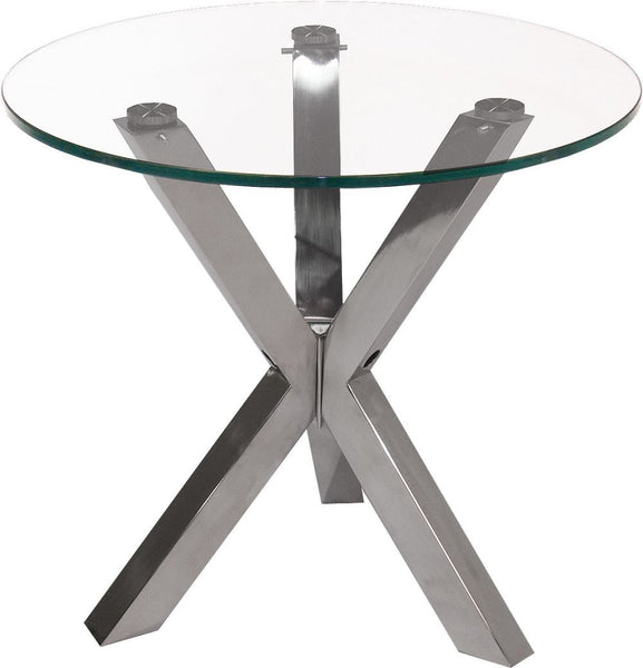 Redondo End Table Glass