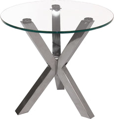 Redondo End Table Glass