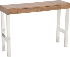 Tura Console Table 2 Drw Walnut