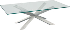 Braga Coffee Table Rectangular Glass