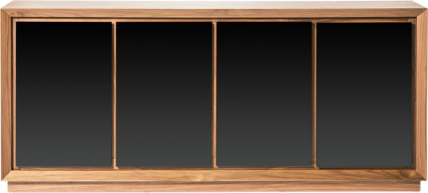 Lagarno Sideboard Walnut W/Glass Top