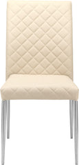Cali Dining Chair Cream White - M2