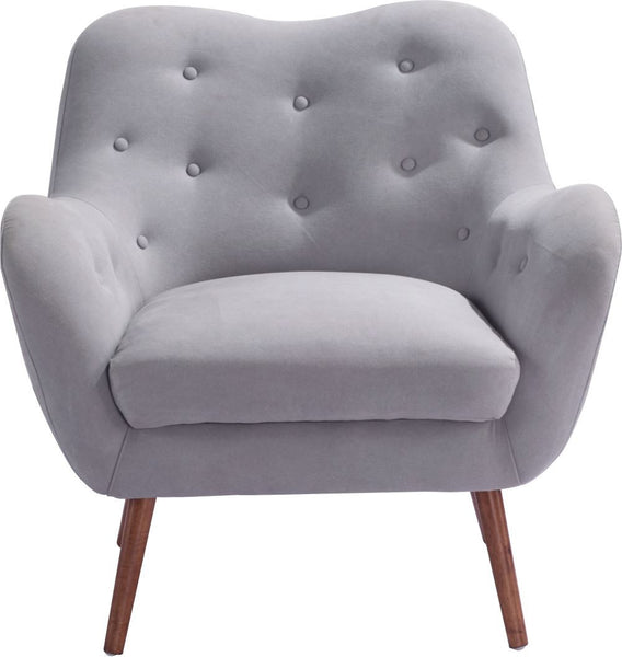Cecil Club Chair Light Grey