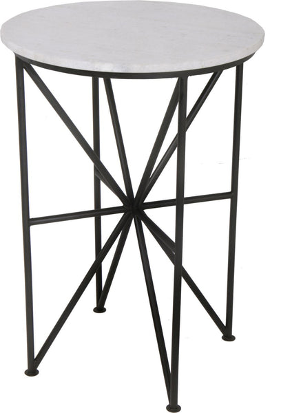 Quadrant Glass Accent Table Black