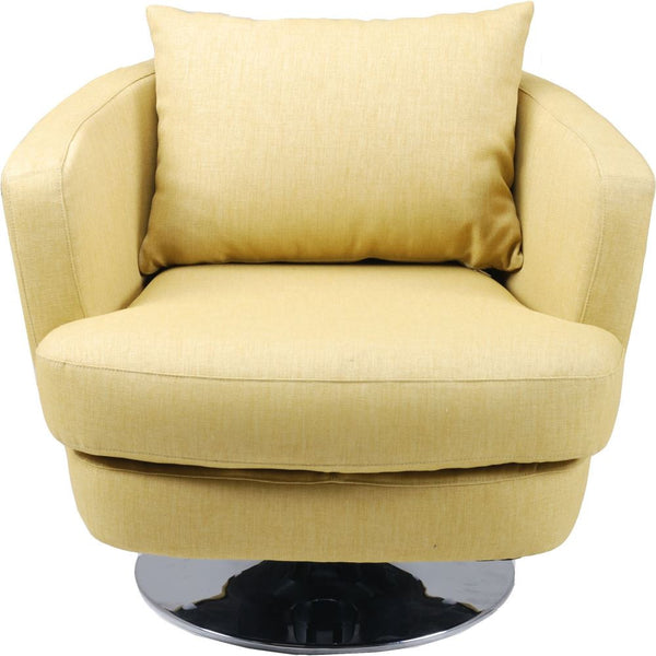 Penny Fabric Swivel Chair Lime