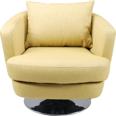 Penny Fabric Swivel Chair Lime