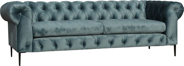 Canal Sofa Velvet Blue