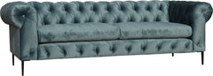 Canal Sofa Velvet Blue