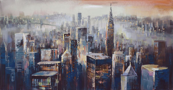 City Dusk Wall Décor