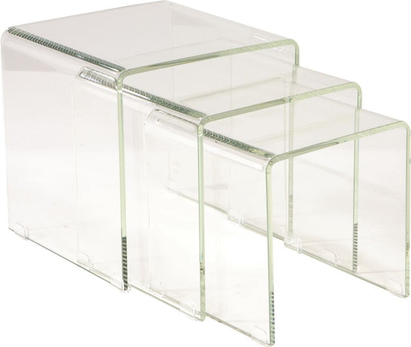Covo Tables Set Of 3 Glass