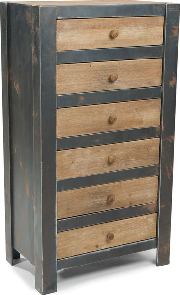 Bolt 6 Drawer Dresser Natural