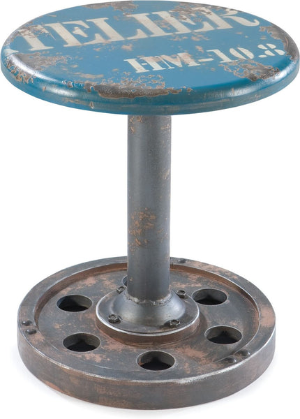 Wheel Stool Blue