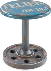 Wheel Stool Blue