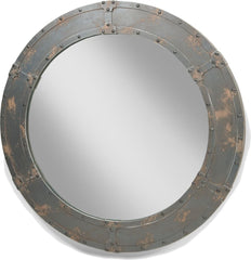 Nautic Mirror Large Dark Brown