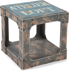 Loft Side Table Blue