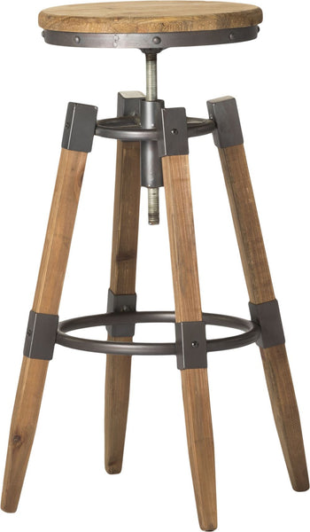 Quad Pod Adjustable Stool Natural