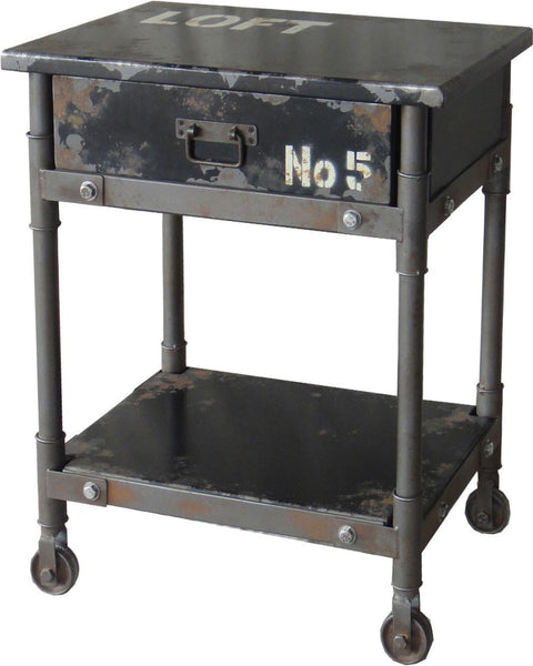 Soho 1 Drawer Cabinet Black