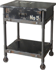 Soho 1 Drawer Cabinet Black